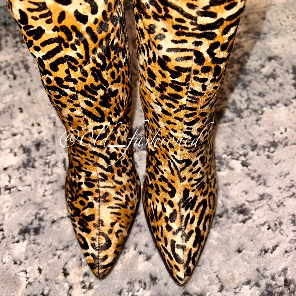 Price Firm - SCHUTZ Fur + Leather Boots - Picture 9 of 11